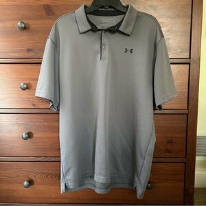 Under Armour Gray Performance Polo Shirt